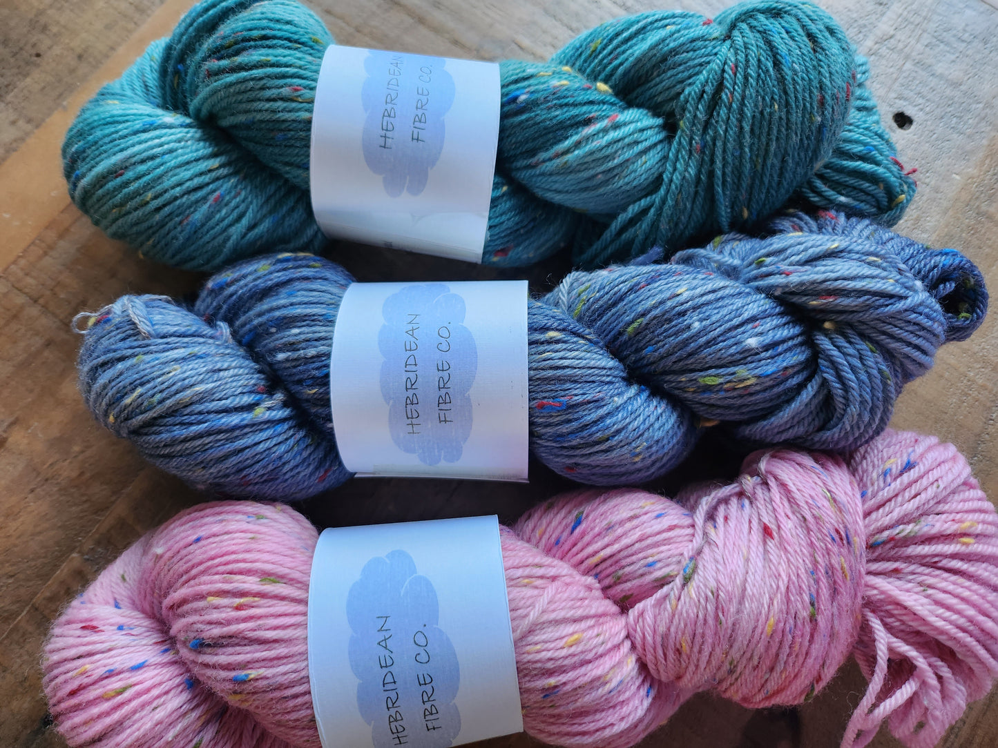 Yarn Lover's Treat Box - A gift box full of treats for Knitters or Crocheters Inc. 2 x 100g Skein of hand dyed yarn - The Perfect Gift ๐