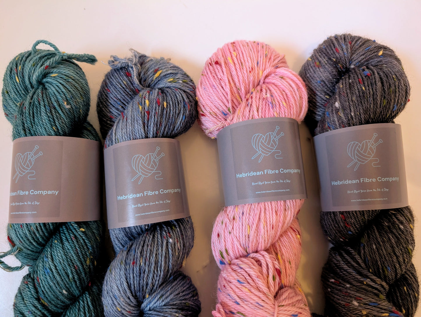 Yarn Lover's Treat Box - A gift box full of treats for Knitters or Crocheters Inc. 2 x 100g Skein of hand dyed yarn - The Perfect Gift ๐