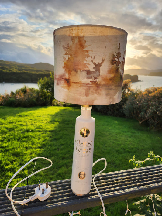 Stag Bottle Lamp