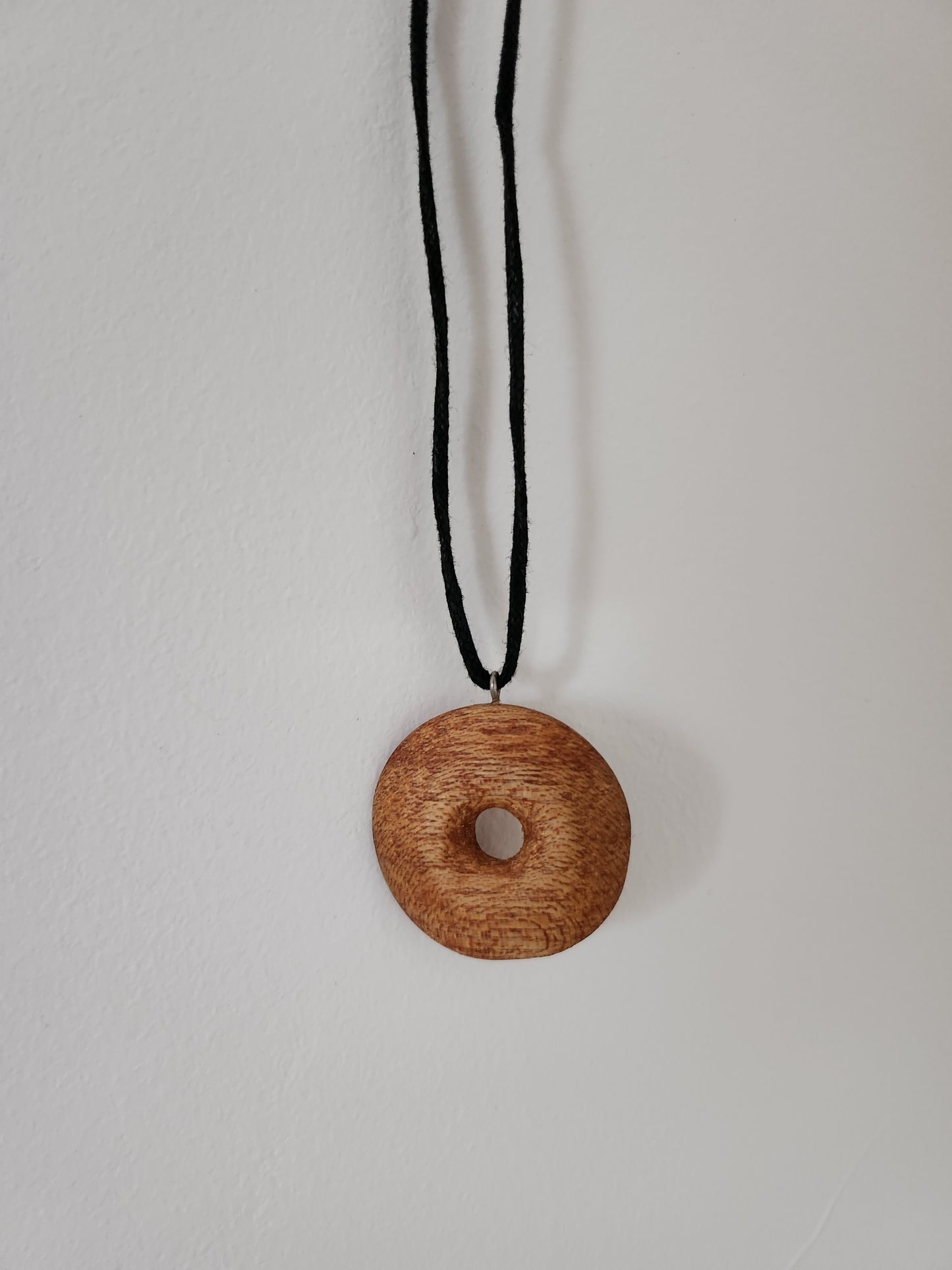 Wooden Donut Ring Pendant