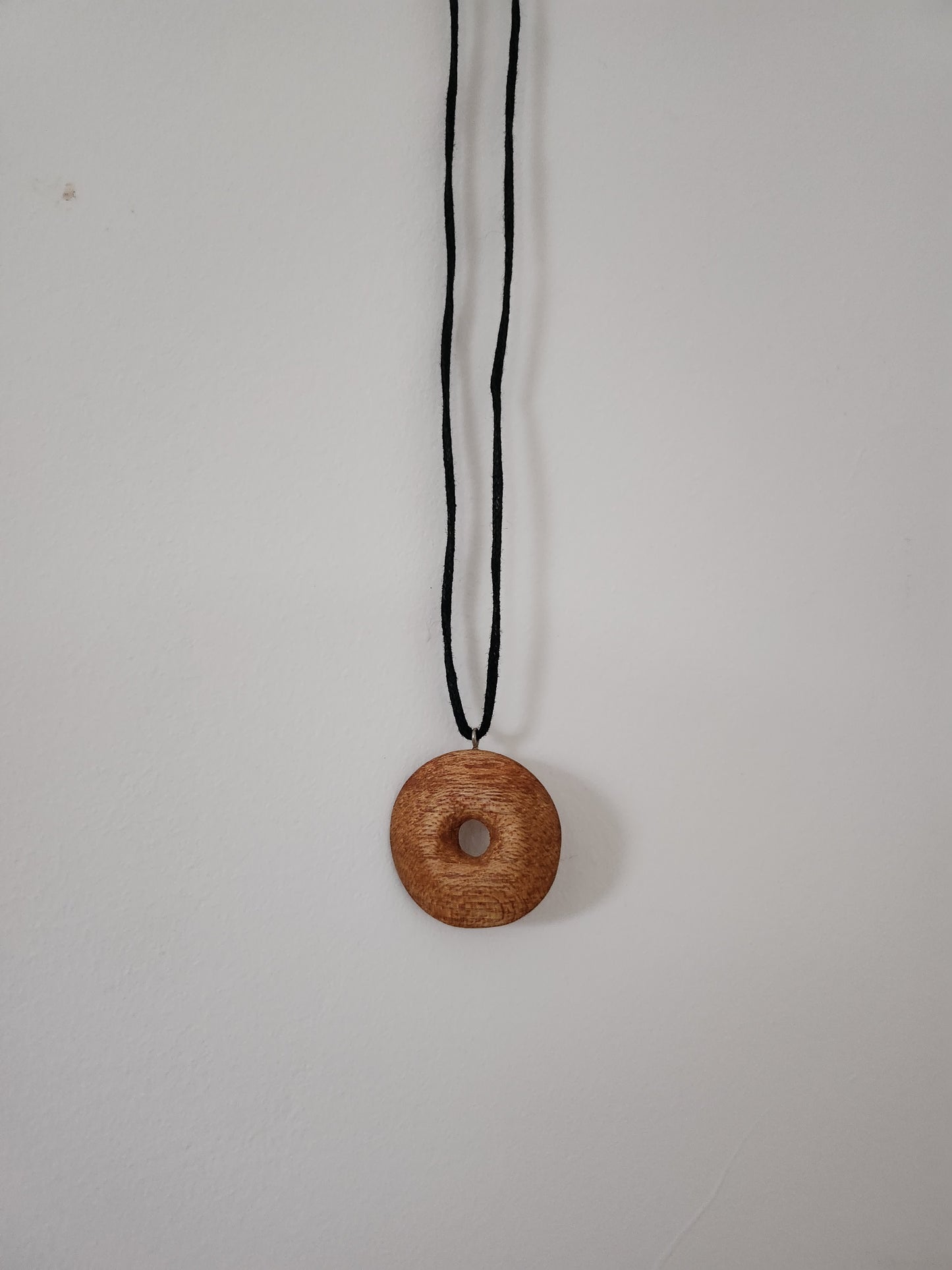 Wooden Donut Ring Pendant