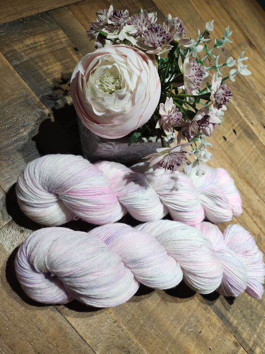 'Vintage Peony' 100g Skein of 4ply Superwash Merino Nylon