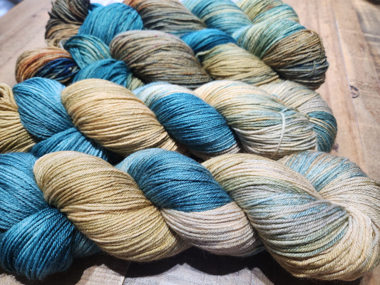 'Spruce & Willow' Hand Dyed Yarn in Various Bases