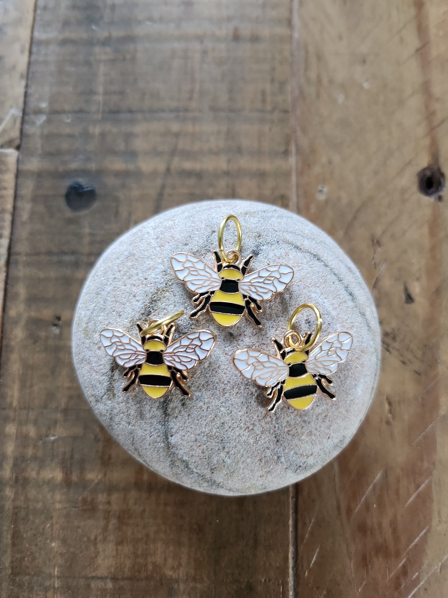 Set of 5 Bee Stitch Markers