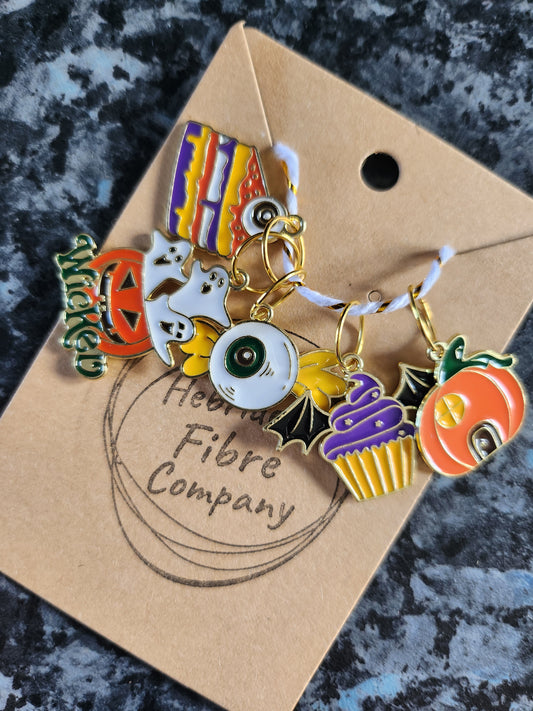 Set of 5 Adorable Halloween Themed Stitch Markers