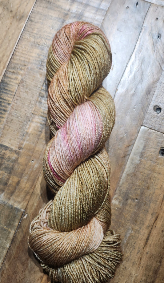 Hand Dyed Yarn | 'Rhubarb' | Various Bases | 100g or 50g