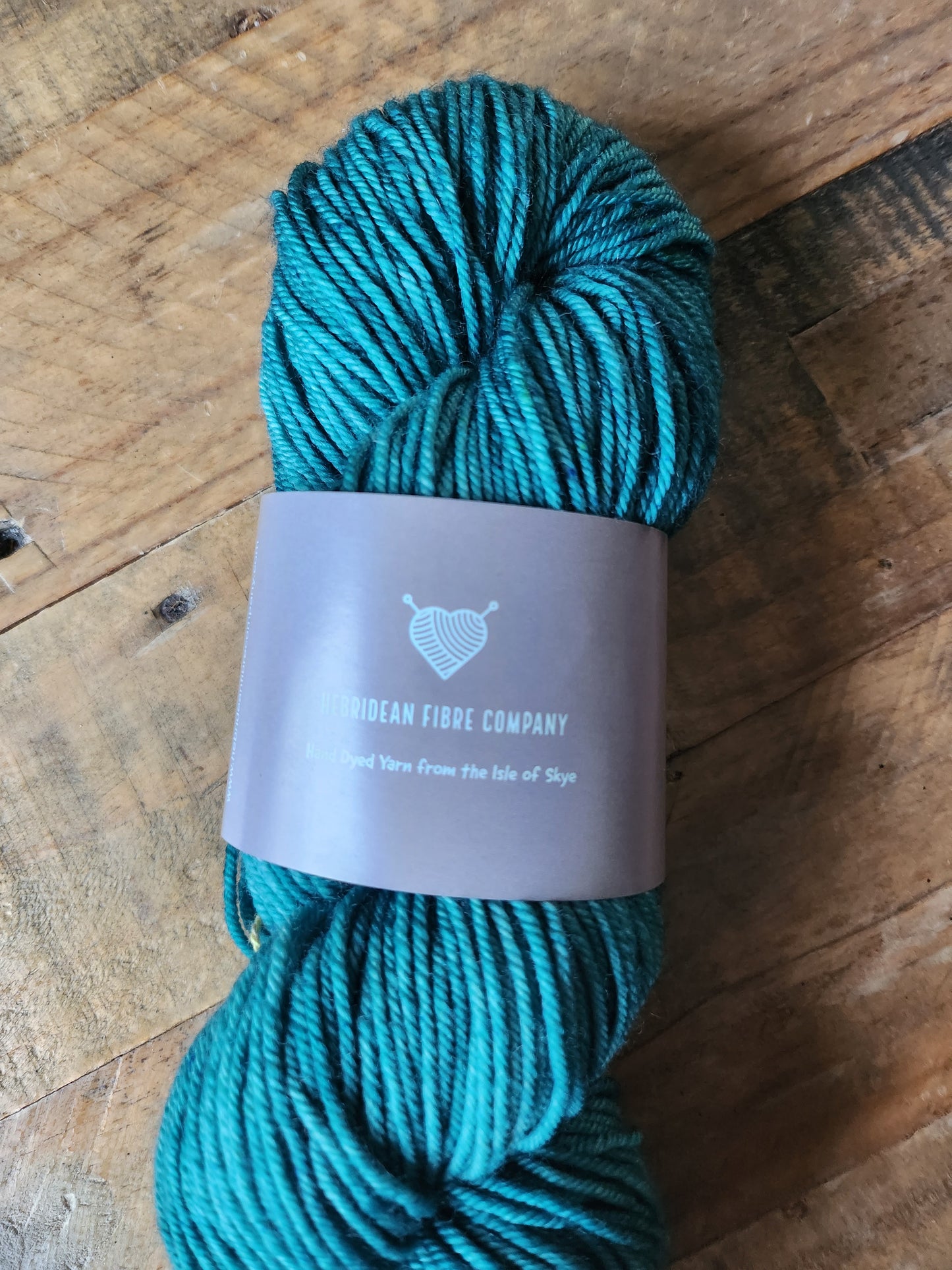 'Emerald Seas' Hand Dyed Yarn available in various 100g or 50g bases.