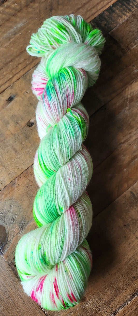 'Sweet Shop' Hand Dyed Yarn available in 100g or 50g Skeins in a variety of bases