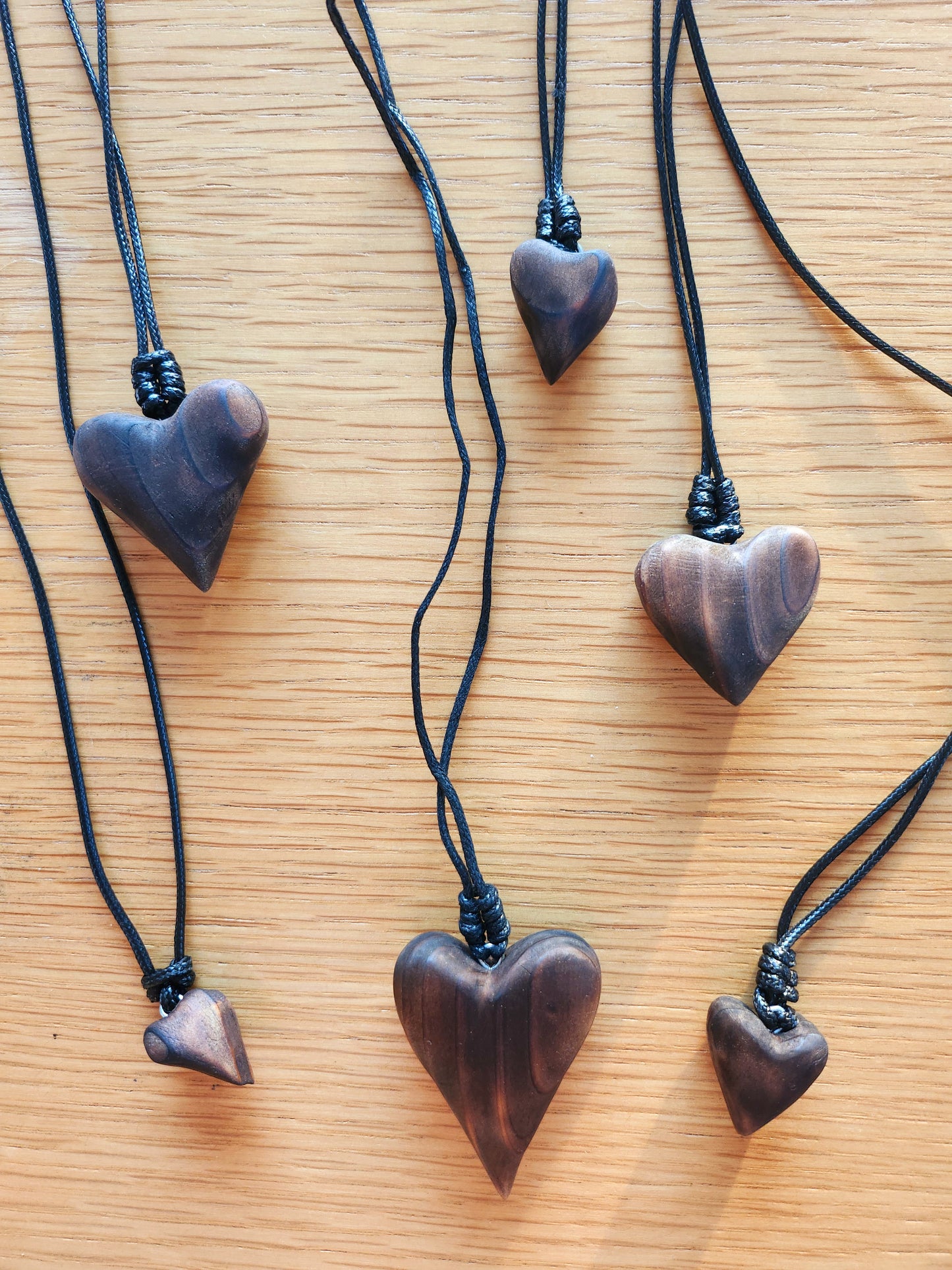 Wooden Heart Pendant