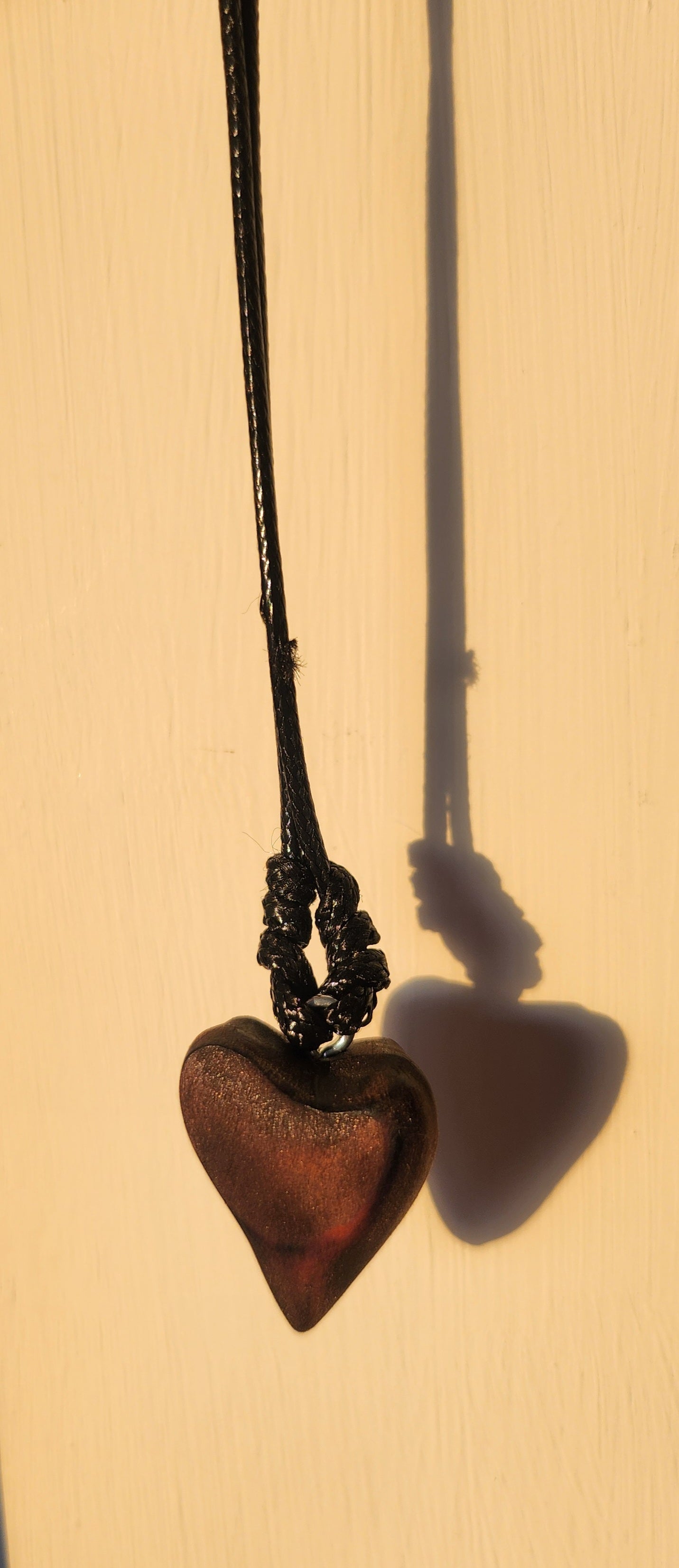 Wooden Heart Pendant