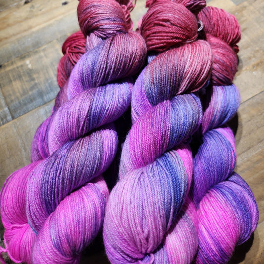 'Cosmic'  Hand Dyed Yarn available in various 100g or 50g bases.