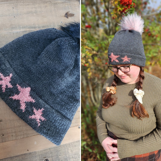 Super Star Beanie Digital Knitting Pattern (Digital Download)