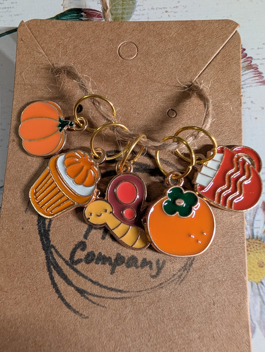 Autumn Fall Stitch Markers
