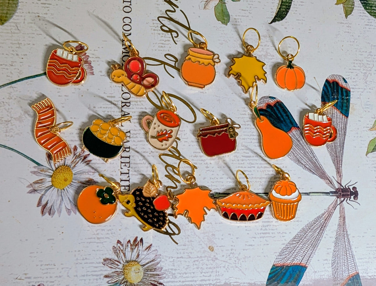 Autumn Fall Stitch Markers