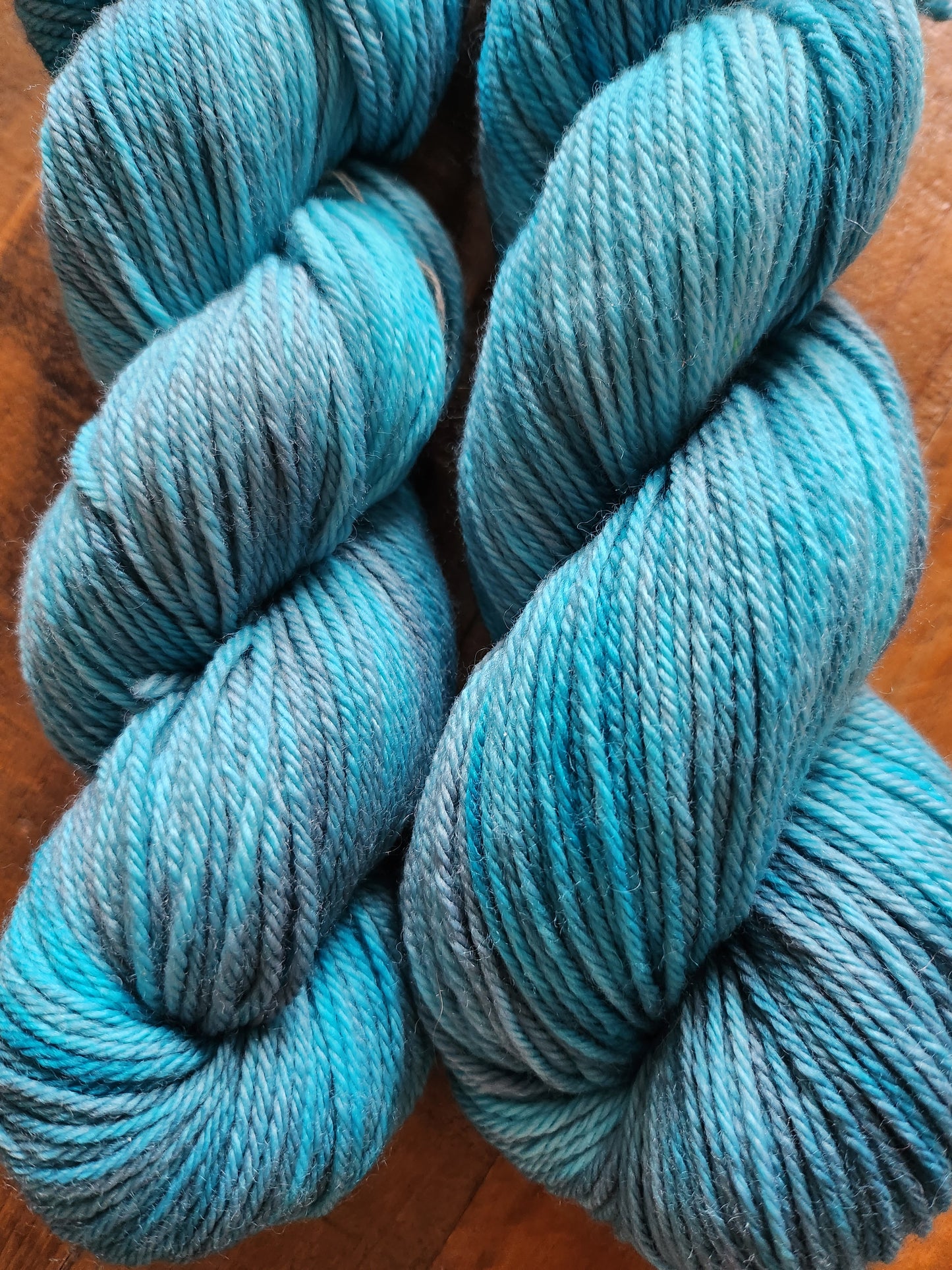 'Winter Seas' Hand Dyed Yarn available in various 100g bases