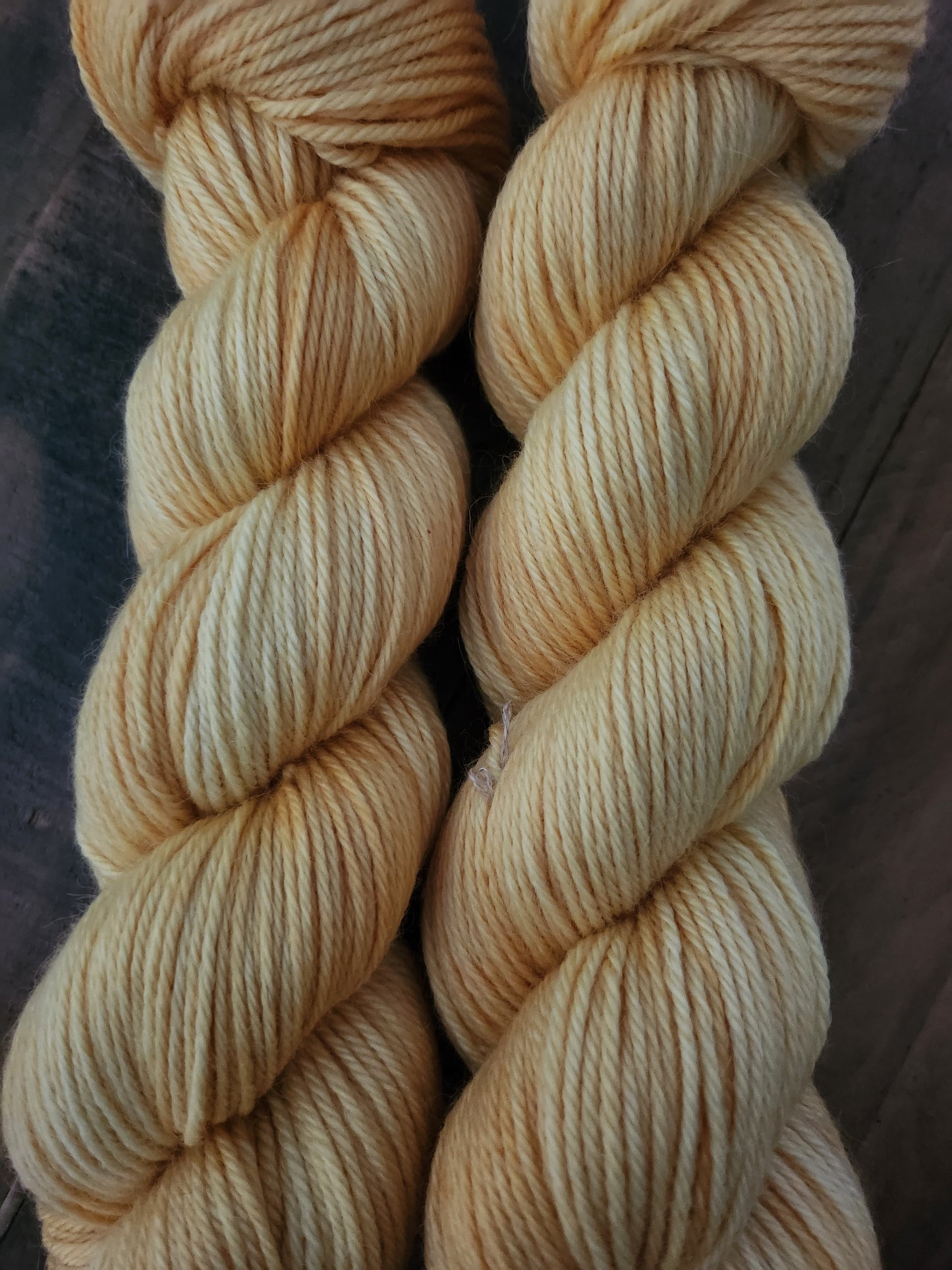 'Fields of Gold' Hand Dyed Yarn available in various 100g or 50g bases.